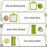 16-In-1 Vegetable Fruit Kitchen Chopper Cutter Food Onion Veggie Dicer Slicer