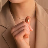 Initial Tag Necklace — 18K Gold Plated, Personalized