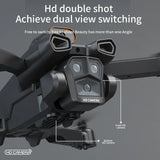 H12 Drone with Three-Sided Obstacle Avoidance, Remote Control Aircraft, Long-Endurance, HD Aerial Photography, Quadcopter Toy Drone