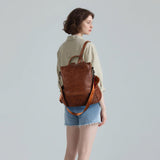 Women Backpack Purse PU Leather Anti-Theft Casual Shoulder Bag Fashion Ladies Satchel Bags