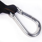 Hanging Ab Straps for Pull up Bar & Core Strength Training - Soft Padded Exercise Straps for Ab Swing & Leg Raises, Hang Bar Strap with 2 Steel Carabiners - Abs Equipment for Home & Gym