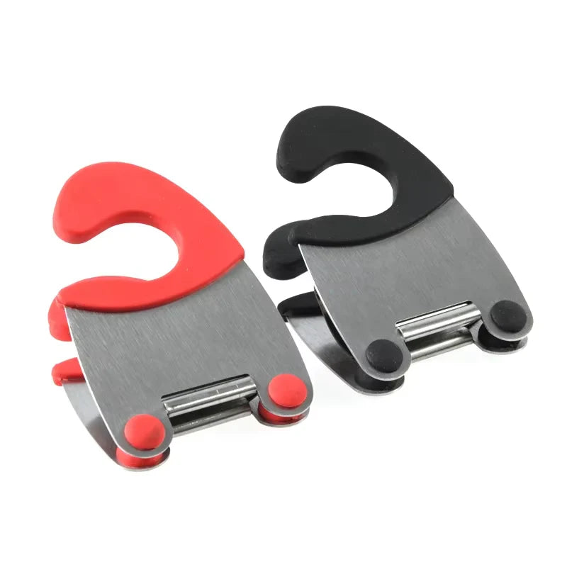 Stainless Steel Pot Side Spoon Holder Clip
