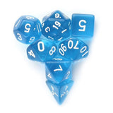 Resin 3D Skeleton Face Gaming Dice Gothic Style 5 Pieces Halloween Skull Dice Scary Novelty Dice Table Decoration for Club Pub