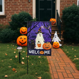 Halloween Garden Flag Halloween Decorations Happy Halloween Garden Flag