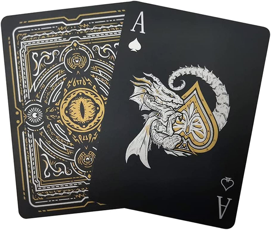 Waterproof Playing Cards, Deck of Cards, Poker Cards (Black)