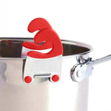 Stainless Steel Pot Side Spoon Holder Clip