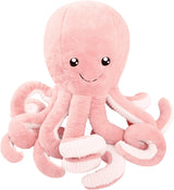 Octopus Plush Toy, Cute Stuffed Animal in 5 Colors 4 Sizes for Gift