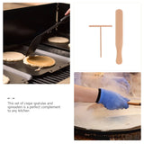 12Pcs Crepe Spreader and Spatula Set Wooden Crepe Making Tools Kitchen Utensils Kitchen Supplies Best Cooking Utensil Tools