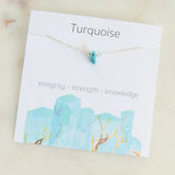 Stone Charm Necklace for Women — Raw Natural Gemstone Pendant
