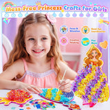 Poke Art Princess Craft Kits - DIY Magical Princesses, Mess-Free Creative Activity Arts and Crafts for Kids Ages 3-12, Birthday Christmas Gifts & Party Favors for Girls & Boys
