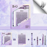 【Deals for You】Flora Natural C Curl Kit - 120Pcs 8-18Mm Eyelash Cluster DIY Springtok Lash Extensions at Home Makeup Cosmetic with Natural Lash Look