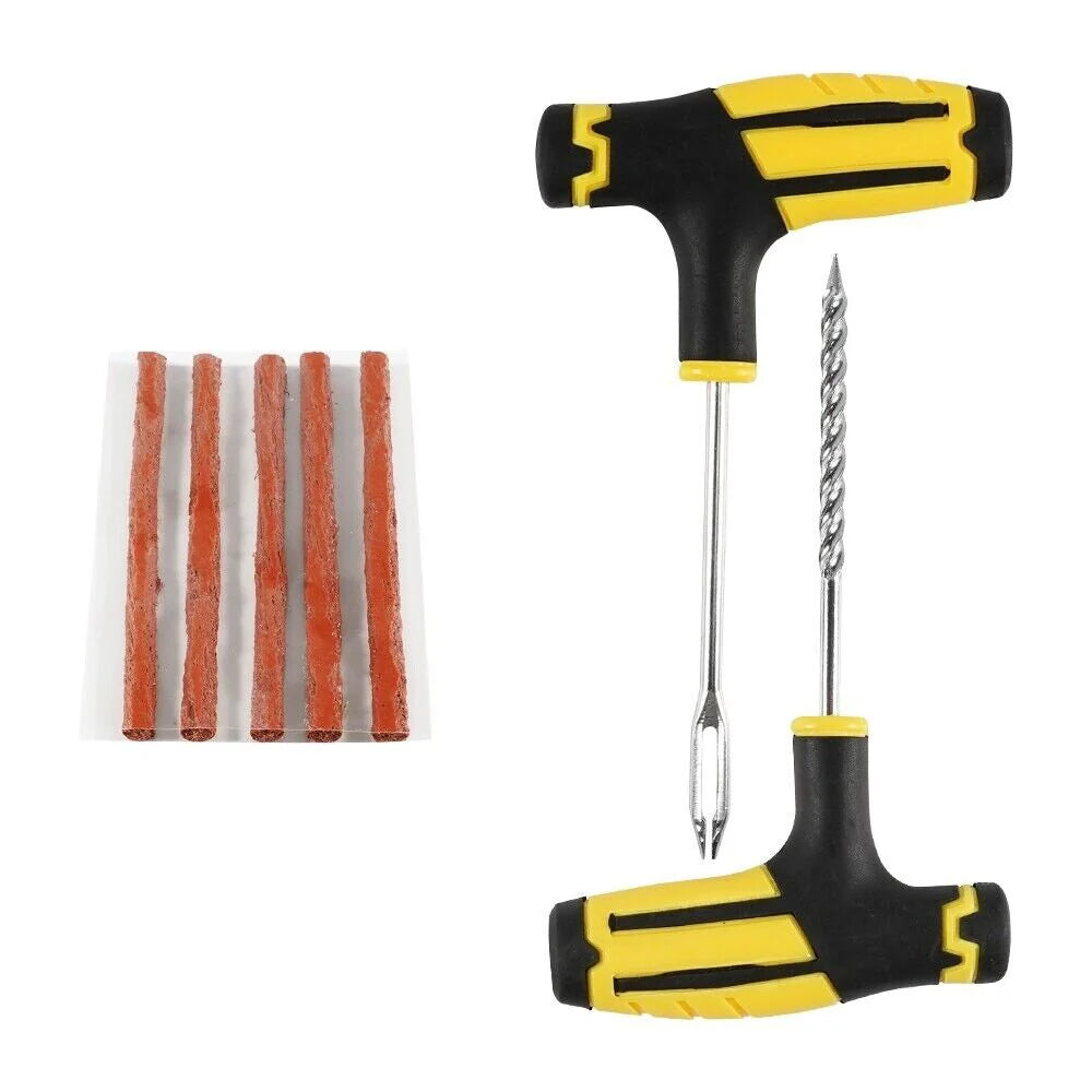 68Pc Tire Repair Kit DIY Flat Tire Repair Car Truck Motorcycle Home Plug Patch