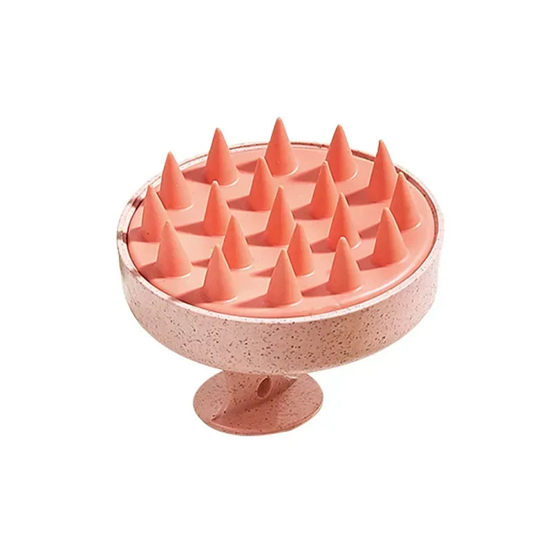 Silicone Shampoo Scalp Massager Brush – Soft Hair Washing & Deep Cleansing Massage Comb