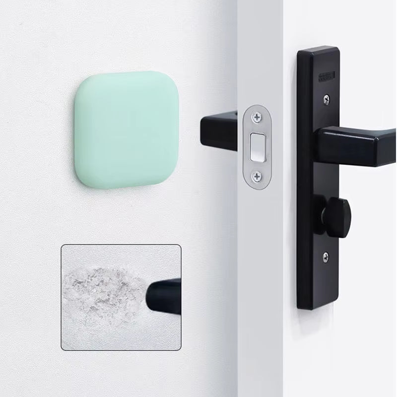 Silicone Door Stopper – Self-Adhesive Anti-Shock Wall Protector & Door Handle Bumper Pad