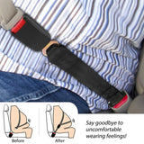 2Pcs Car Seat Belt Extender 14.37In Buckle Tongue Webbing Extension Safety Belt Auto Belt Clip Lengthening