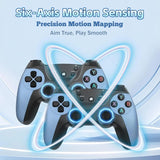 HKOORLAMULS 2.4G Wireless Dual Gamepad, White