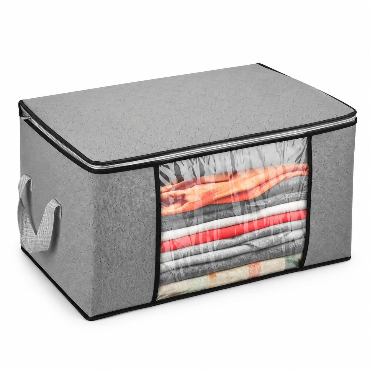 2Pcs 90L Large Foldable Clothes Storage Bags