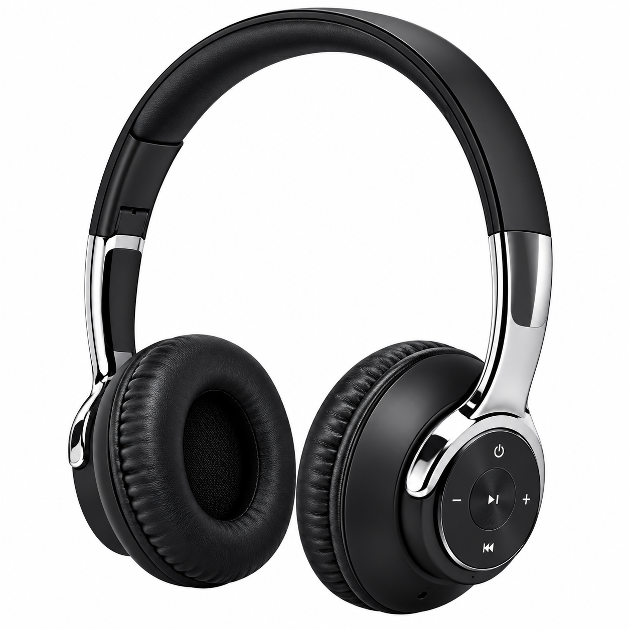 Wireless Bluetooth 5.1 Headphones over Ear LED Headset Stereo Noise Cancelling