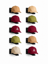Baseball Cap Hat Rack Wall Door Hanger Holder Storage Organize 12 Hooks Adhesive