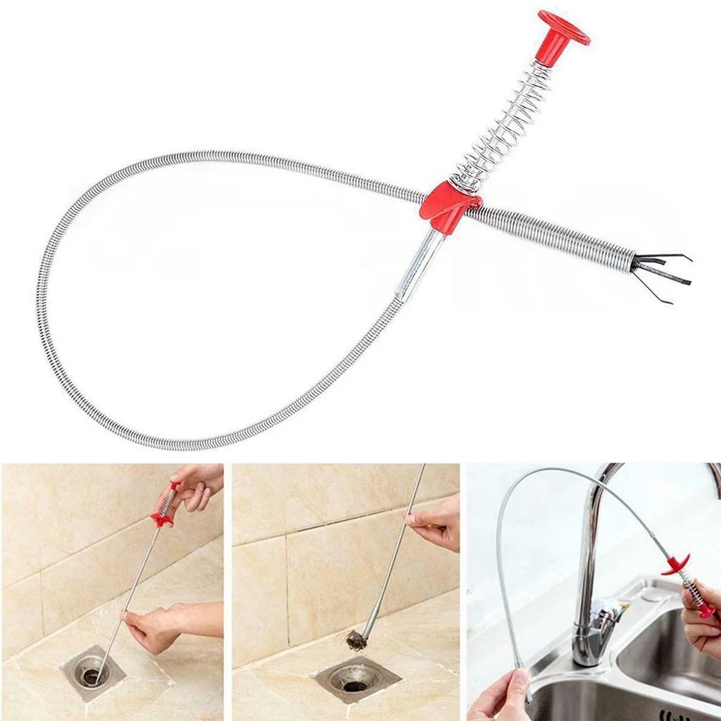 Drain Snake Hair Clog Remover | Reusable Pipe Cleaning Tool