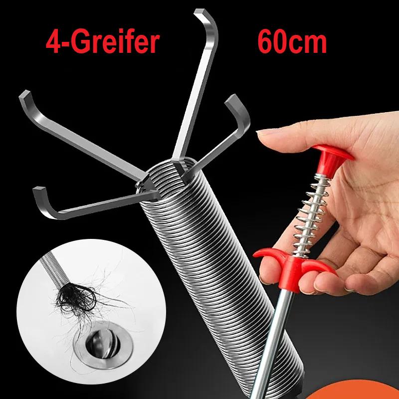 Drain Snake Hair Clog Remover | Reusable Pipe Cleaning Tool