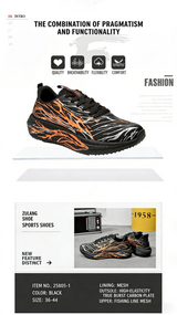Casual Sports Shoes, Lightweight Breathable Shock Absorption Running Shoes
