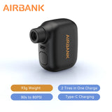 AS100 Mini Portable Bicycle Pump Rechargeable Air Inflator 100PSI Type-C Bike Accessories for Bike Schrader Presta Tires