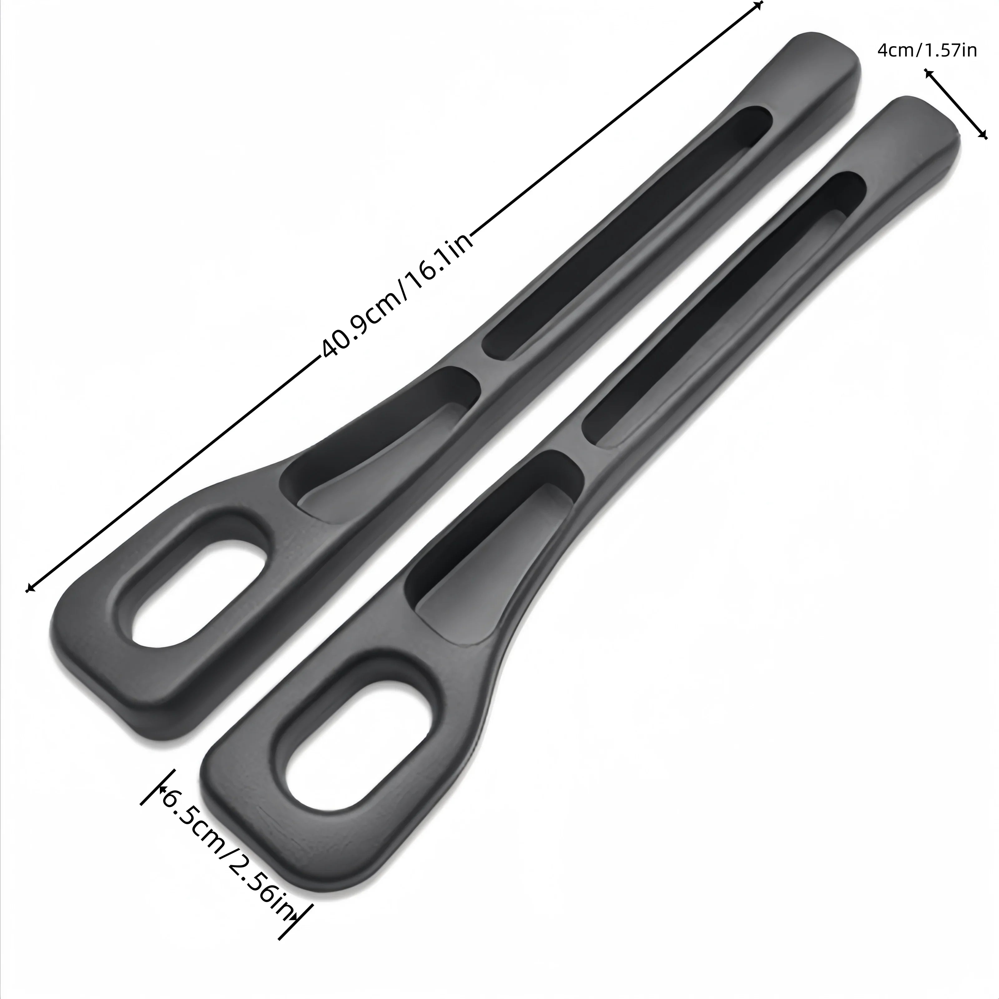 2PCS Car Seat Gap Filler, PU Waterproof Organizer with Storage Grooves, Auto Interior Accessories for Phone & Keys