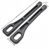 2PCS Car Seat Gap Filler, PU Waterproof Organizer with Storage Grooves, Auto Interior Accessories for Phone & Keys
