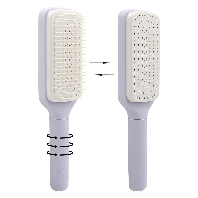 Self Cleaning Hair Brush | Anti-Static Scalp Massage Detangling Hairbrush