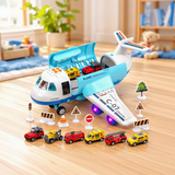 Toy Cargo Airplane with Lights, Sounds & Smoke