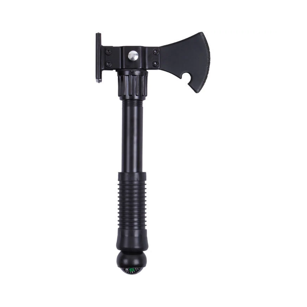 2685 5-in-1 Camping Survival Tool – Shovel, Axe, Saw & Pickaxe