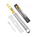 Stainless Steel Lemon Zester & Cheese Grater with Cleaning Brush