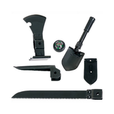 2685 5-in-1 Camping Survival Tool – Shovel, Axe, Saw & Pickaxe