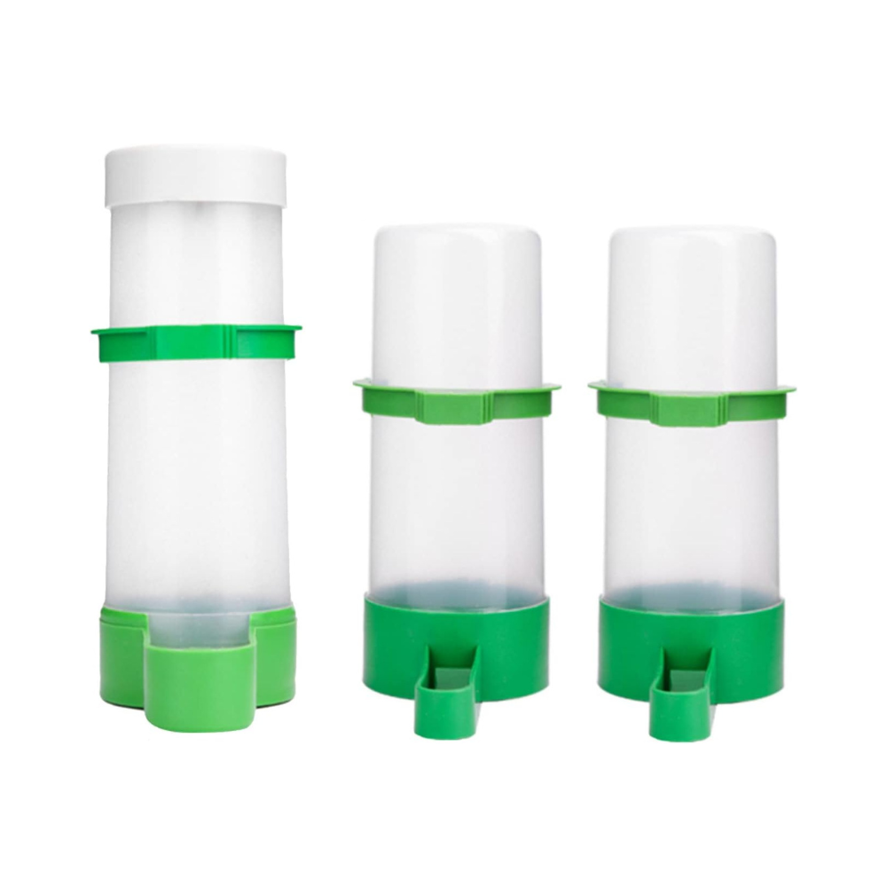 3 Pack Automatic Bird Water & Food Feeders for Parrot Cages