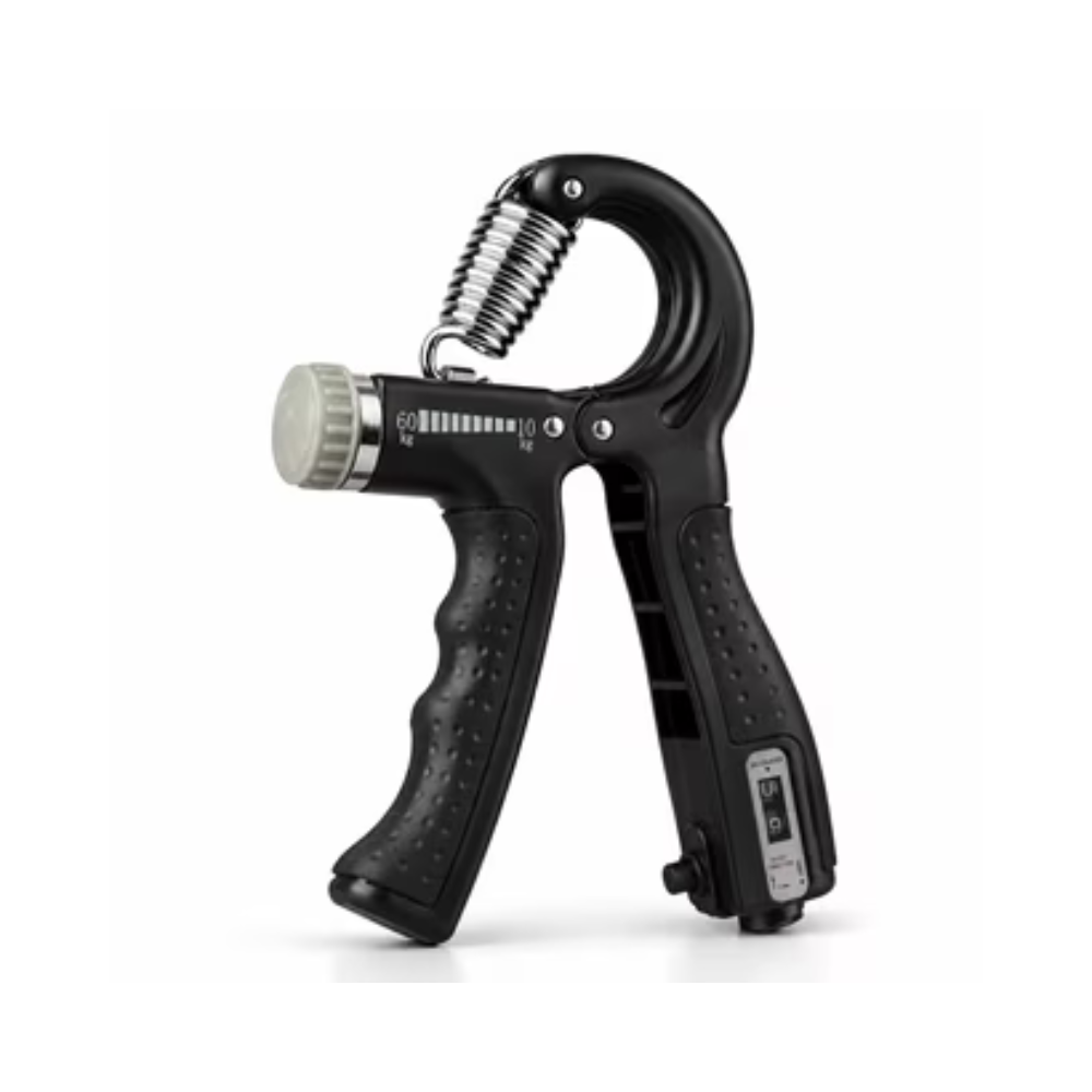 Adjustable Hand Grip Strengthener – 22–132 lbs Forearm & Finger Exerciser, Black
