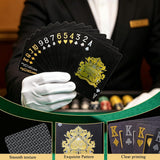Waterproof Playing Cards, Deck of Cards, Poker Cards (Black)