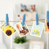 100PCS Mini Plastic Clothespins – Blue Laundry & Craft Clips