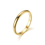 Factory Direct Sales Titanium Steel Ring 2025 Ring Women'S Titanium Steel Ring Fashionable Elegant Index Finger Ring Drop Shipping