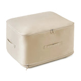 1Pc Foldable Storage Bag for Comforter Quilt Blanket Clothes Season Changing Organization Pillows Beddings with Dual Zippers