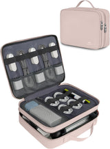 Electronics Organizer Travel Case, Cable Organizer Bag, Black