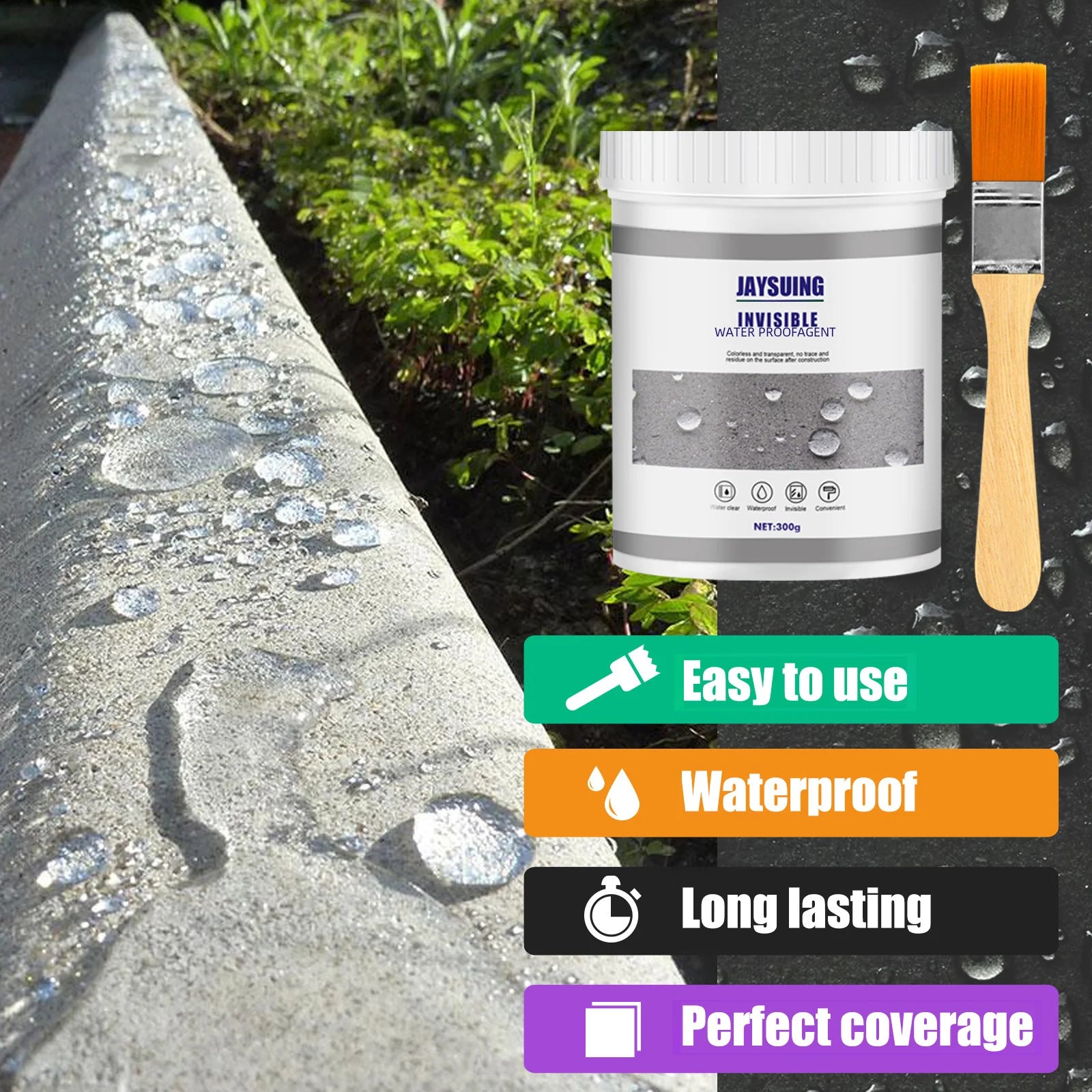 Sealing Compound, Bathroom, Kitchen Exterior Wall, Leak Proof, Water Blocking, Repair, No Need to Smash Brick Coating
