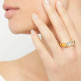 18K Gold Plated Statement Ring — Tarnish-Resistant CZ