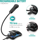 Amber Rechargeable 7 Led Eye Care Book Light