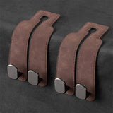 4Pcs Car Seat Back Phone Holder Hook,Car Purse Hook Purse Hook for Car Seats Headrest Car Seat Hooks
