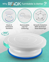 64 Pcs Cake Decorating Kit for Beginners Includes Video Course, Booklet + Baking Supplies Gift - Cake Stand, Leveler, 24 Numbered Piping Tips, Straight & Offset Spatula, & Scraper Sets