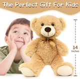 12 Packs Teddy Bear 14" Bulk Stuffed Animals Baby Shower Plush Toy