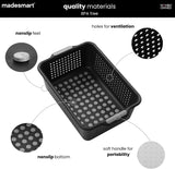 Portable Storage Basket – Bathroom & Kitchen Organizer with Soft Grip Handle