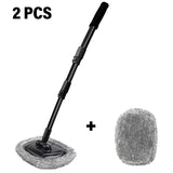 Telescopic Car Wash Mop – Long Handle Cleaning Brush