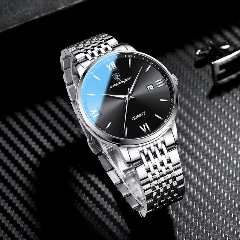 Luxury Sports Men'S Wristwatch Stainless Steel Waterproof Date Man Watch High Quality Casual Fashion Quartz Men Watches